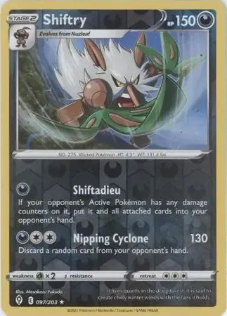 Shiftry 97/203 Reverse Rare