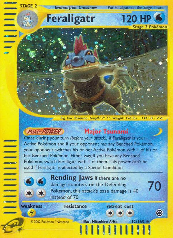 Feraligatr 12/165 Holo Rare - MissingNo.
