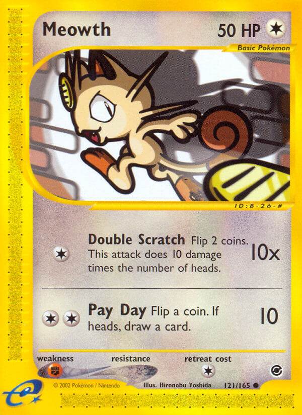 Meowth 121/165 Common - MissingNo.