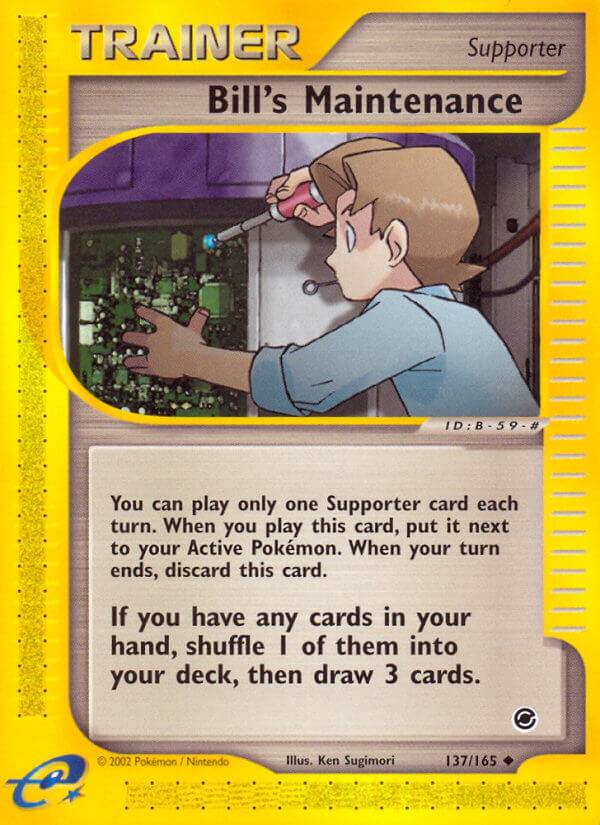 Bill's Maintenance 137/165 Reverse Uncommon - MissingNo.