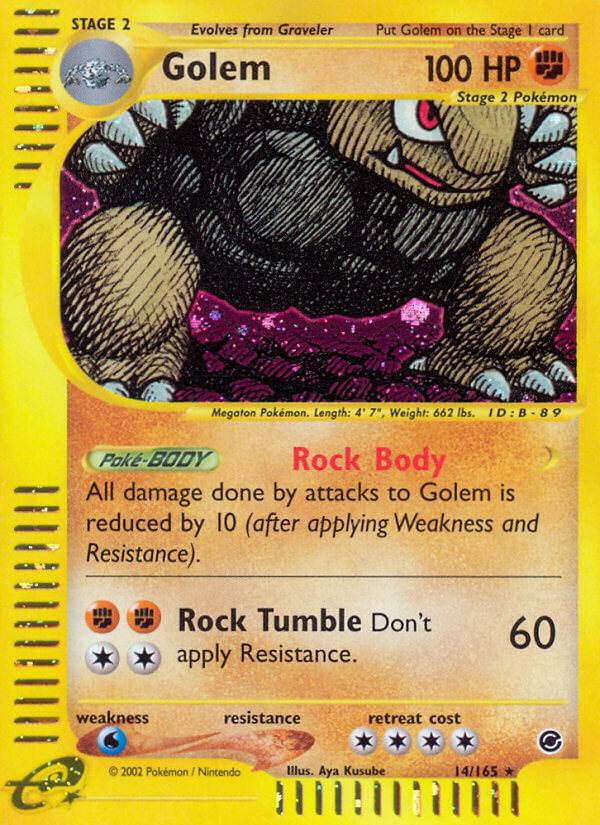 Golem 14/165 Holo Rare - MissingNo.