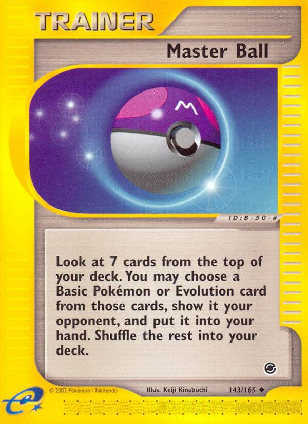 Master Ball 143/165 Reverse Uncommon - MissingNo.