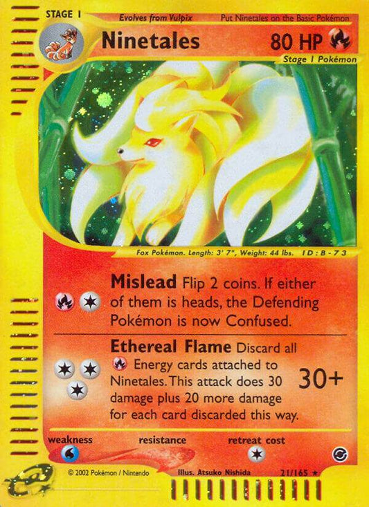 Ninetales 21/165 Reverse Rare - MissingNo.