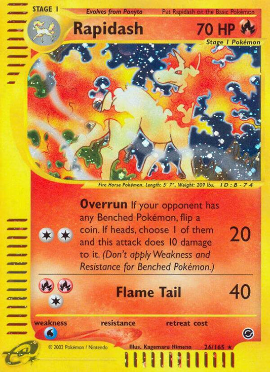 Rapidash 26/165 Holo Rare - MissingNo.