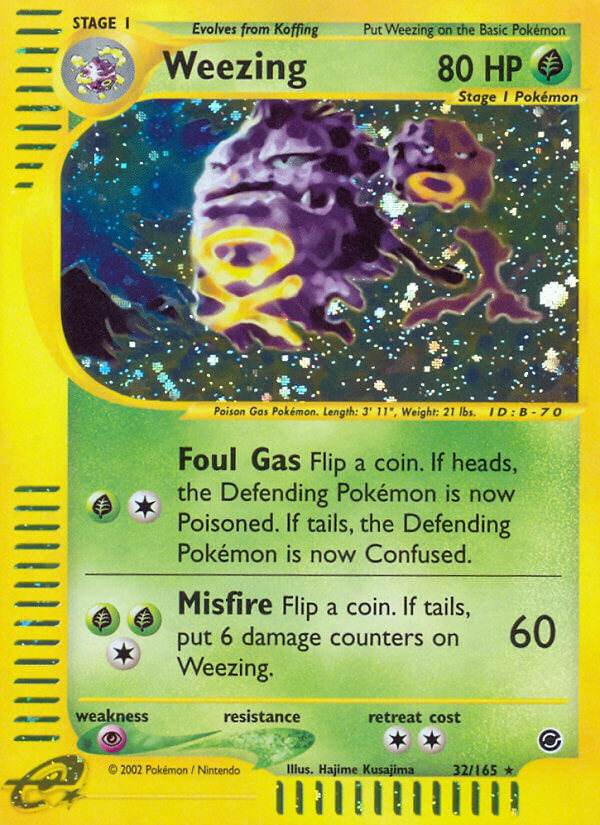 Weezing 32/165 Holo Rare - MissingNo.