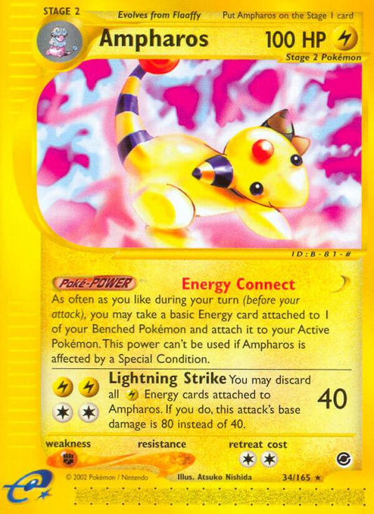 Ampharos 34/165 Non-Holo Rare - MissingNo.