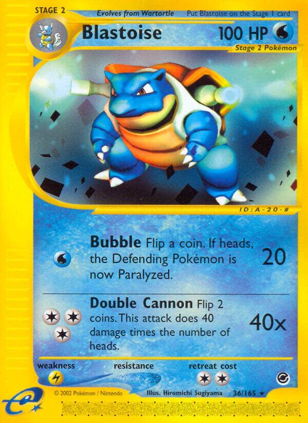 Blastoise 36/165 Non-Holo Rare - MissingNo.