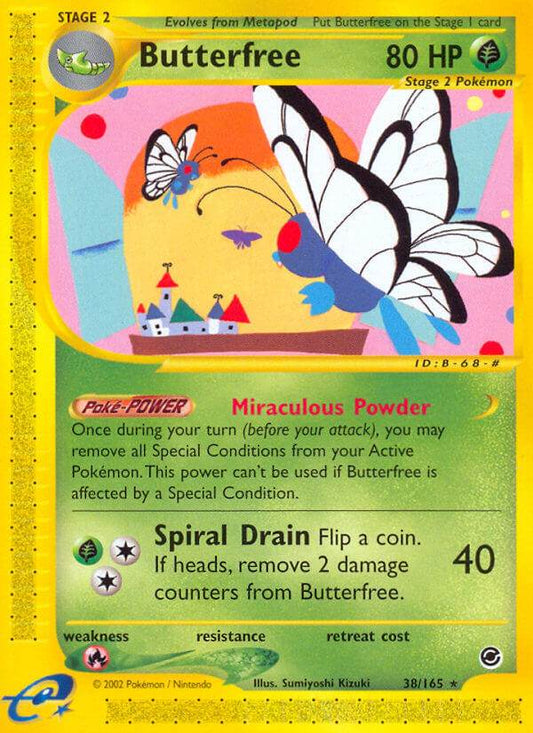 Butterfree 38/165 Reverse Rare - MissingNo.