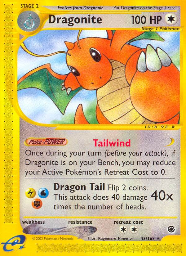 Dragonite 43/165 Non-Holo Rare - MissingNo.