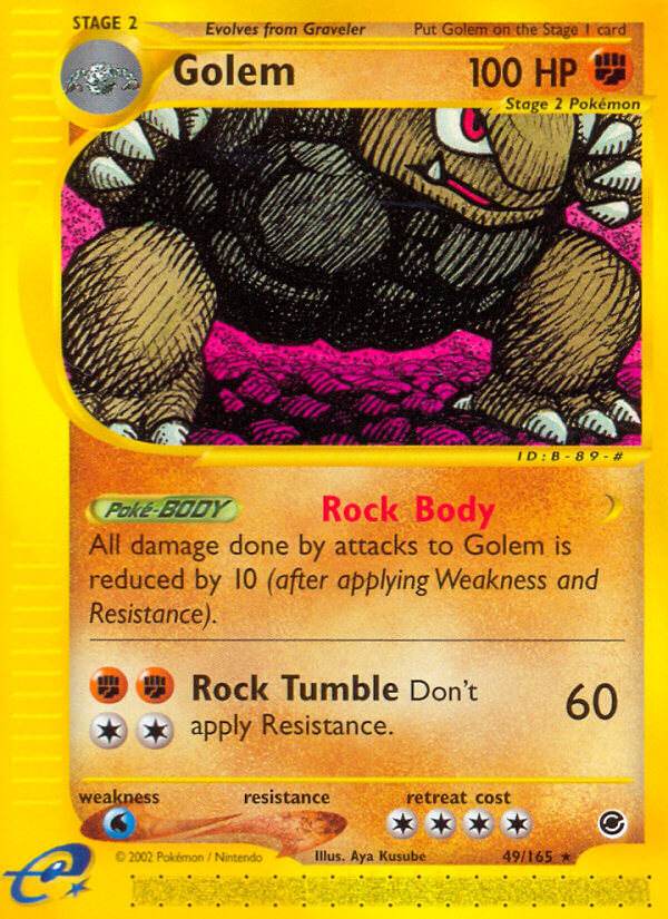 Golem 49/165 Reverse Rare - MissingNo.