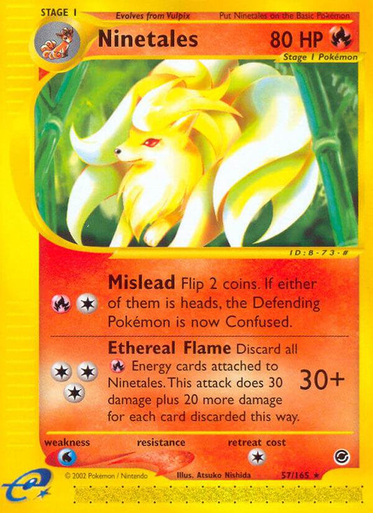 Ninetales 57/165 Non-Holo Rare - MissingNo.