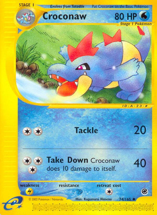 Croconaw 74/165 Reverse Uncommon - MissingNo.