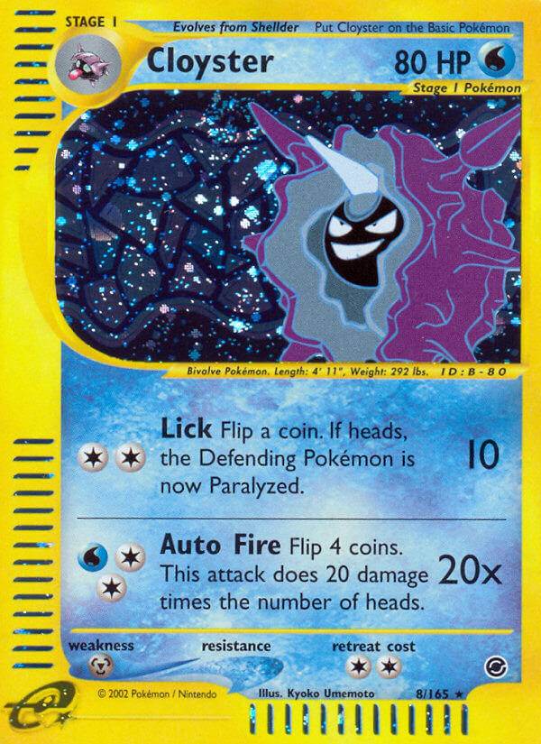 Cloyster 8/165 Holo Rare - MissingNo.
