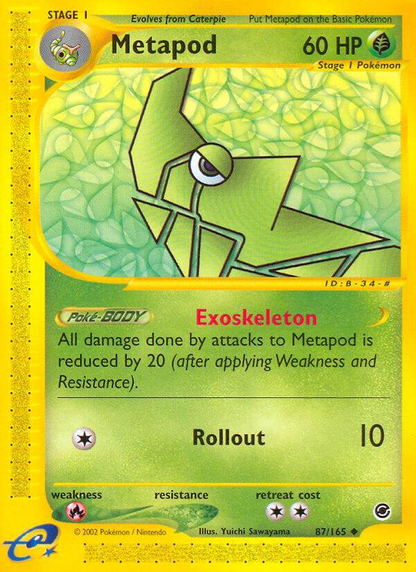 Metapod 87/165 Reverse Uncommon - MissingNo.