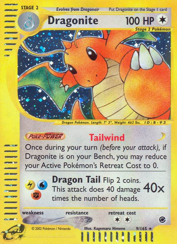 Dragonite 9/165 Holo Rare - MissingNo.