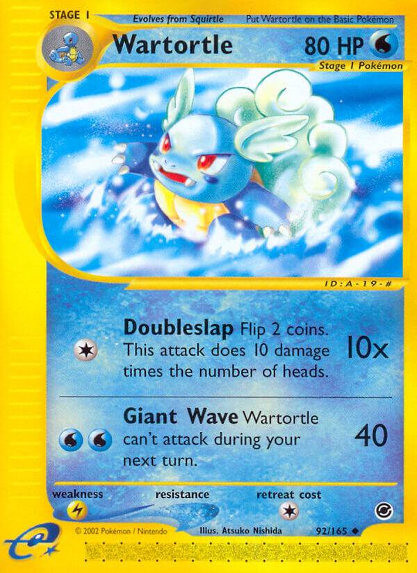 Wartortle 92/165 Reverse Uncommon - MissingNo.