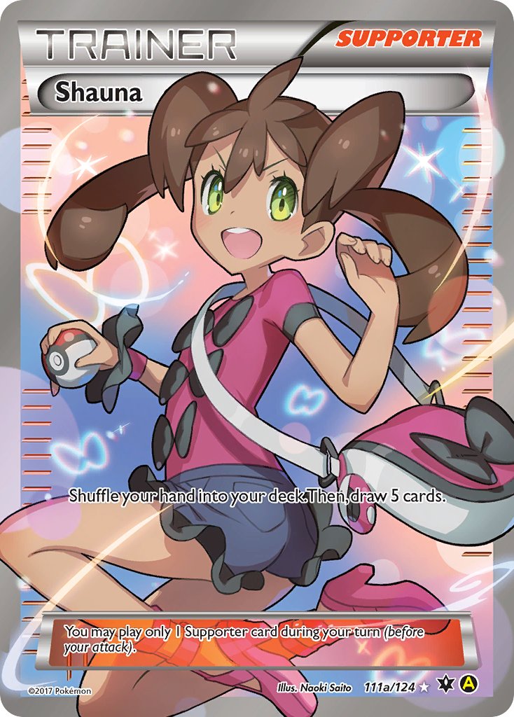 Shauna 111a/124 Yellow A Alternate art Premium Trainer's XY Collection Exclusive - MissingNo.