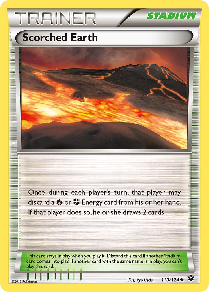 Scorched Earth 110/124 Reverse Uncommon - MissingNo.