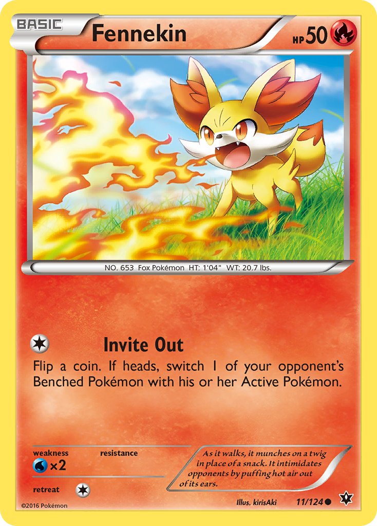 Fennekin 11/124 Reverse Common - MissingNo.