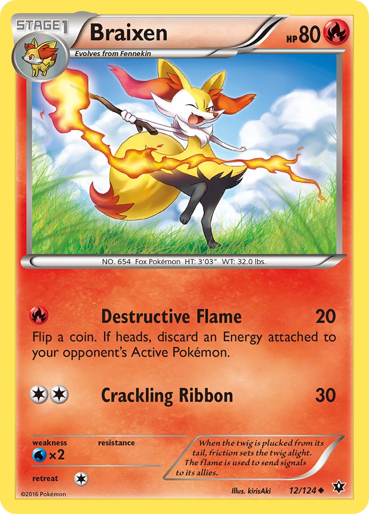 Braixen 12/124 Uncommon - MissingNo.