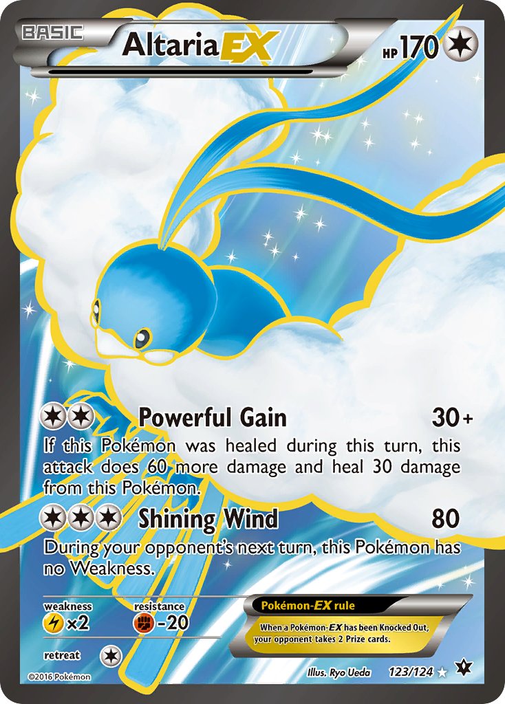 Altaria EX 123/124 Holo Ultra Rare EX - MissingNo.