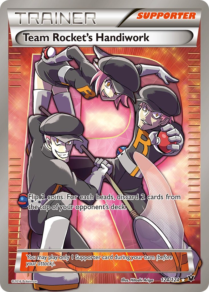 Team Rocket's Handiwork 124/124 Holo Ultra Rare - MissingNo.