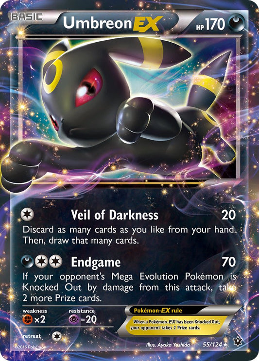 Umbreon EX 55/124 Holo Rare EX - MissingNo.
