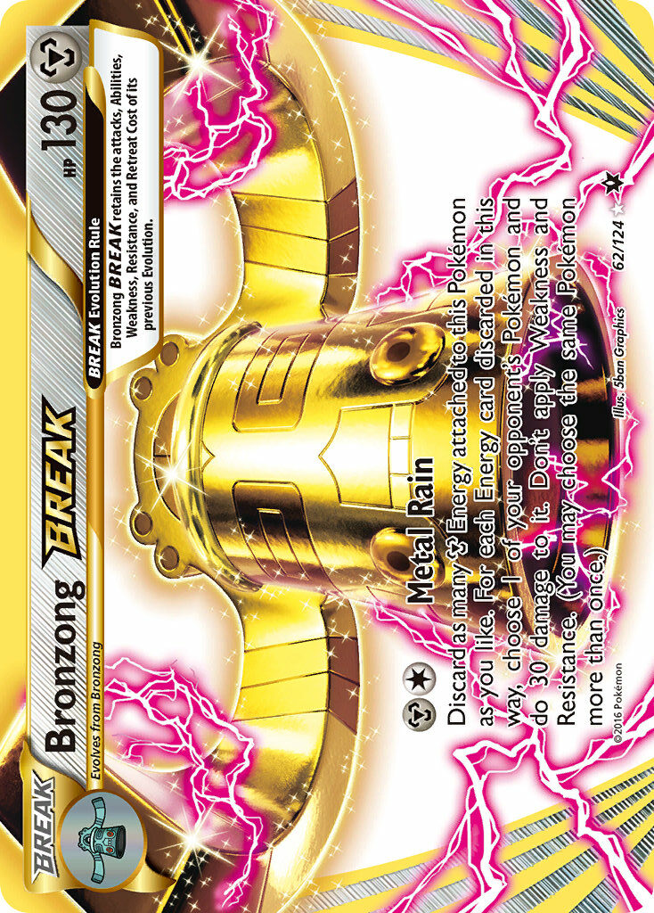 Bronzong BREAK 62/124 Holo Rare BREAK - MissingNo.