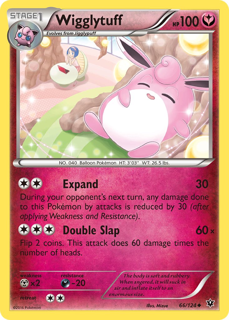 Wigglytuff 66/124 Reverse Uncommon - MissingNo.