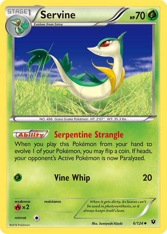 Servine 6/124 Reverse Uncommon - MissingNo.