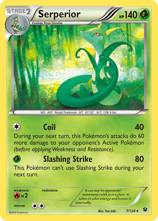 Serperior 7/124 Reverse Rare - MissingNo.