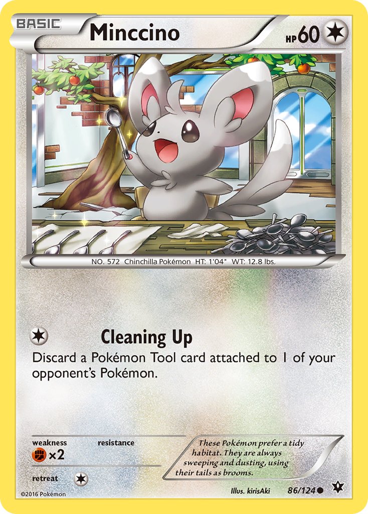 Minccino 86/124 Common - MissingNo.