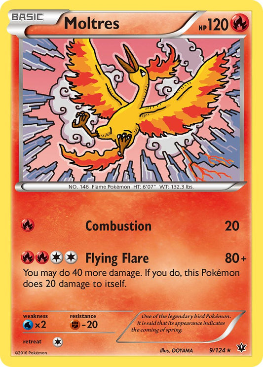 Moltres 9/124 Non-Holo Rare - MissingNo.