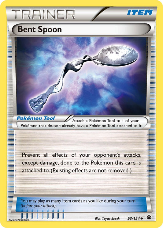 Bent Spoon 93/124 Reverse Uncommon - MissingNo.