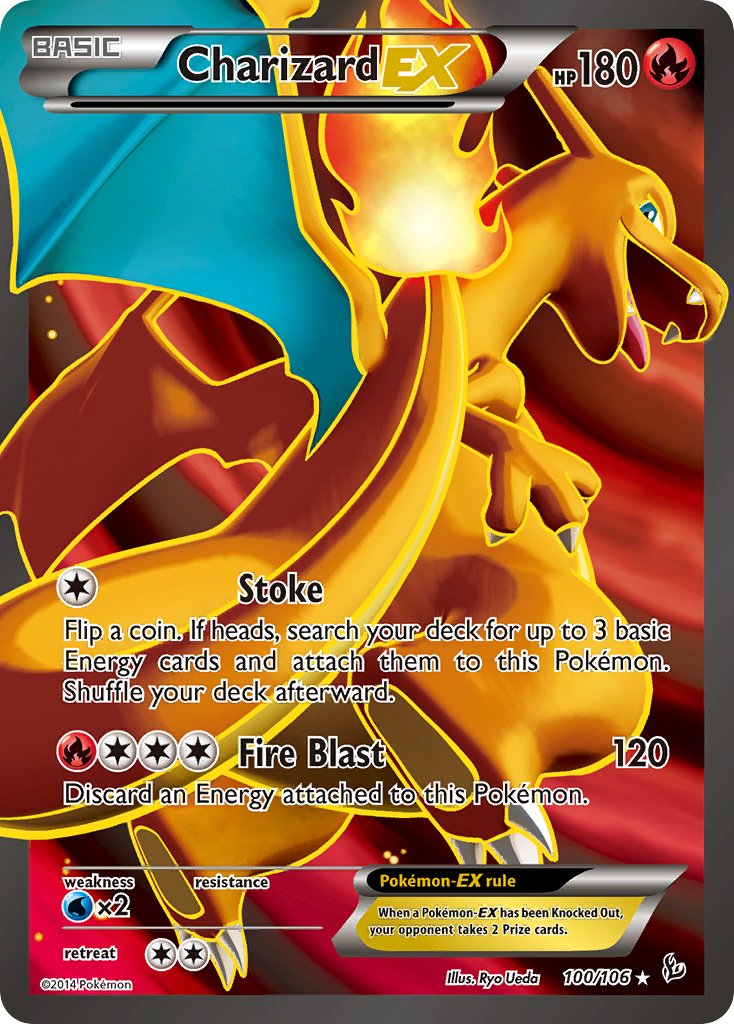 Charizard EX 100/106 Holo Ultra Rare EX - MissingNo.
