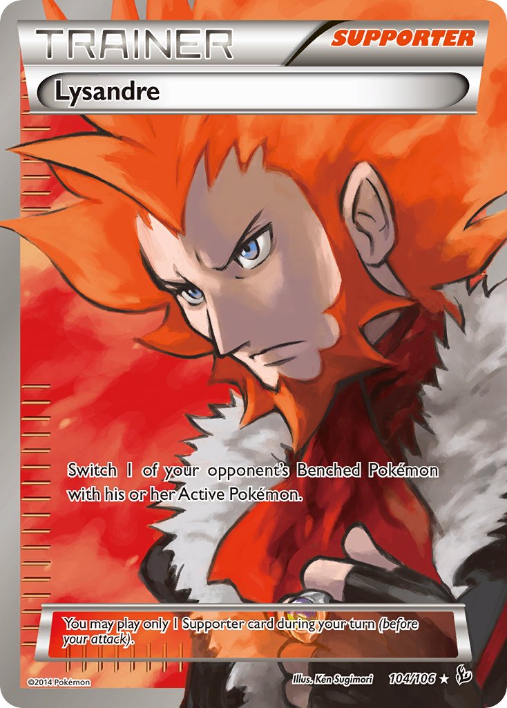 Lysandre 104/106 Holo Ultra Rare - MissingNo.