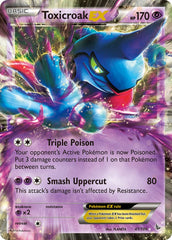 Toxicroak EX 41/106 Holo Rare EX