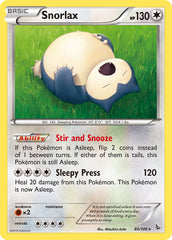 Snorlax 80/106 Non-Holo Rare
