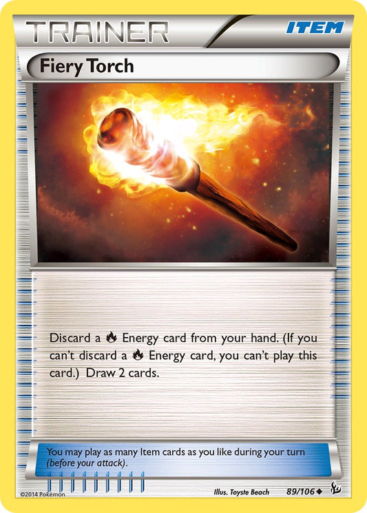 Fiery Torch 89/106 Reverse Uncommon - MissingNo.
