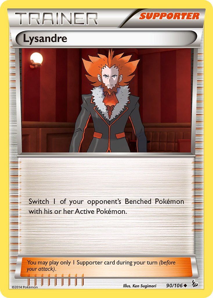 Lysandre 90/106 Reverse Uncommon - MissingNo.