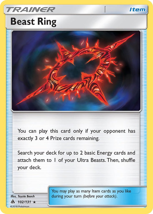 Beast Ring 102/131 Non-Holo Rare
