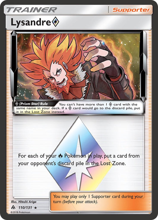 Lysandre Prism Star 110/131 Holo Rare Prism Star