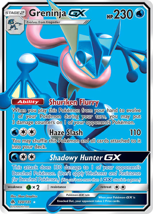 Greninja GX 120/131 Holo Ultra Rare GX