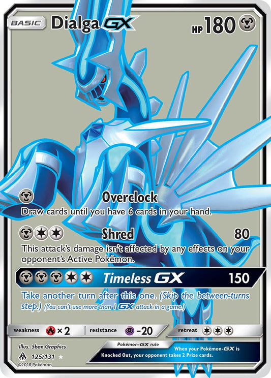 Dialga GX 125/131 Holo Ultra Rare GX