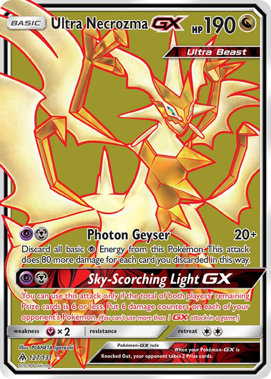 Ultra Necrozma GX 127/131 Holo Ultra Rare Ultra Beast GX
