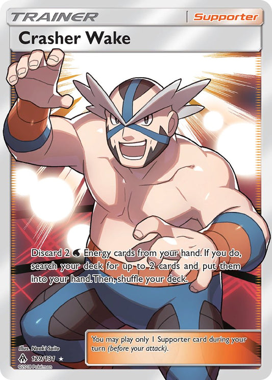 Crasher Wake 129/131 Holo Ultra Rare