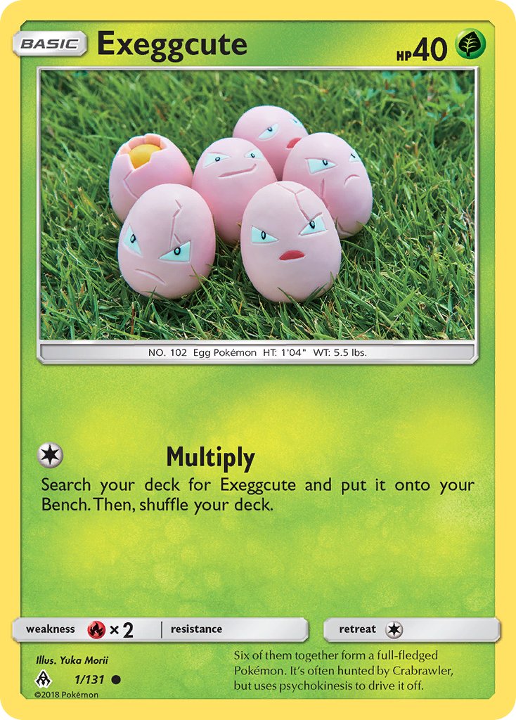 Exeggcute 1/131 Reverse Common - MissingNo.