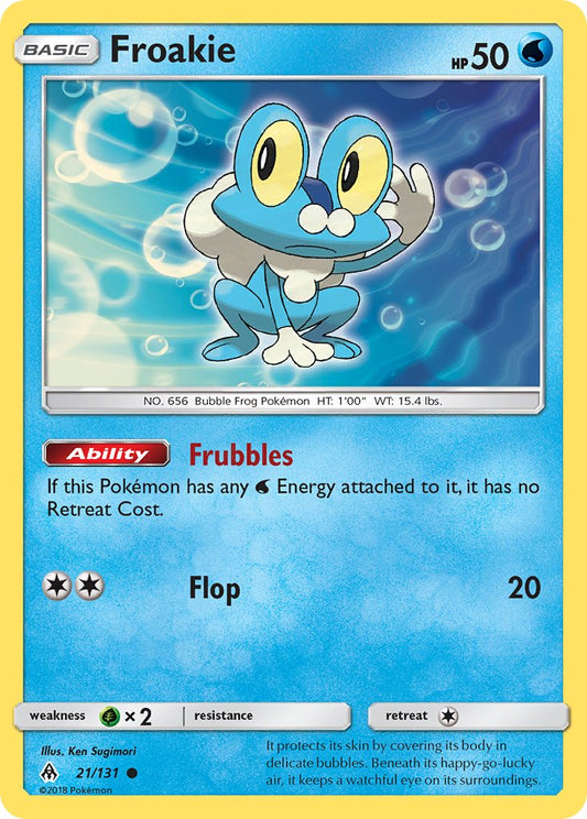 Froakie 21/131 Reverse Common - MissingNo.