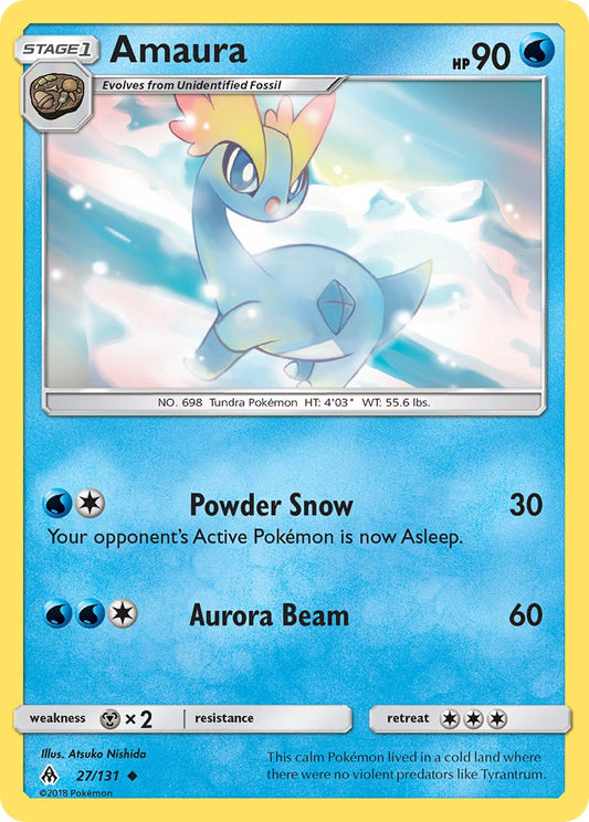 Amaura 27/131 Reverse Uncommon - MissingNo.
