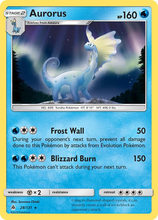Aurorus 28/131 Reverse Rare - MissingNo.